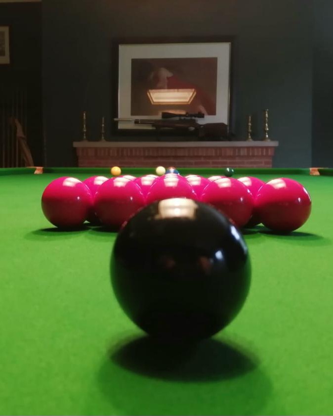 Elan Valley Hotel snooker table